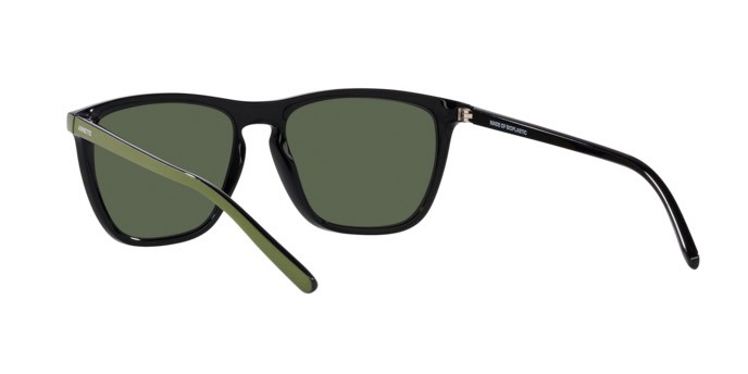 Sonnenbrillen Arnette Fry AN 4301 (27539A) farbe nero form cat-eye gläser verde scuro polarizzata