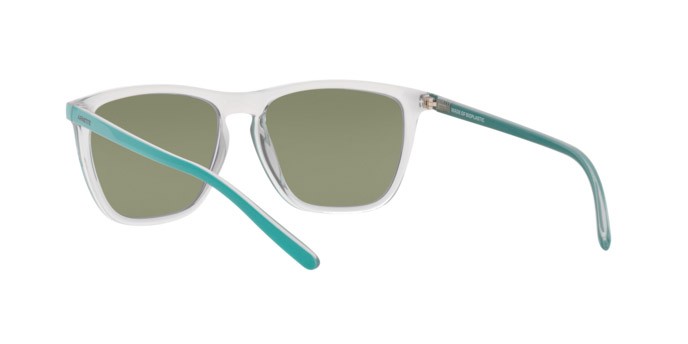 Sunglasses Arnette Fry AN 4301 (279825) color gray shape cat eye lenses light azure mirror teal