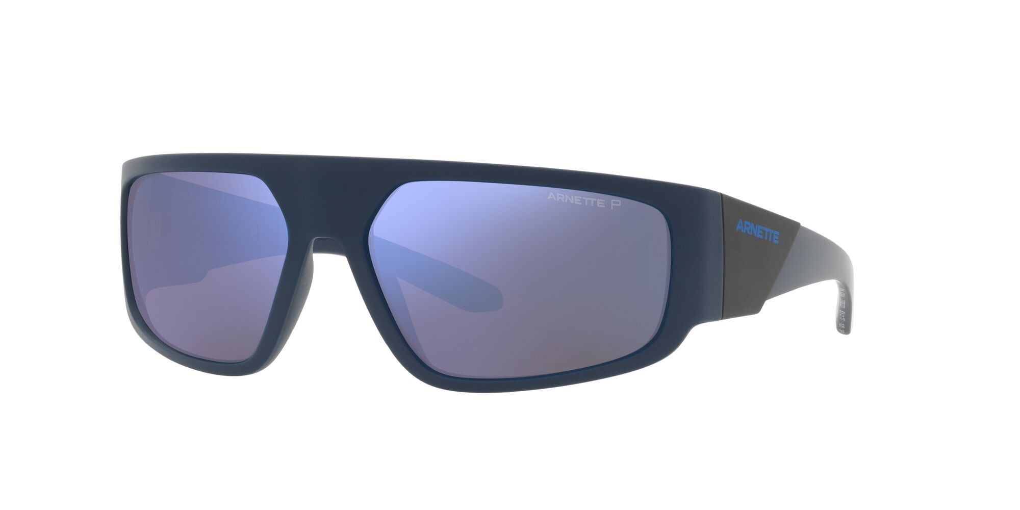 Sonnenbrillen Arnette Heist 3.0 AN 4304 (278222) farbe blu opaco form rechteckig gläser polarizzata grigio scuro specchiato blu marino