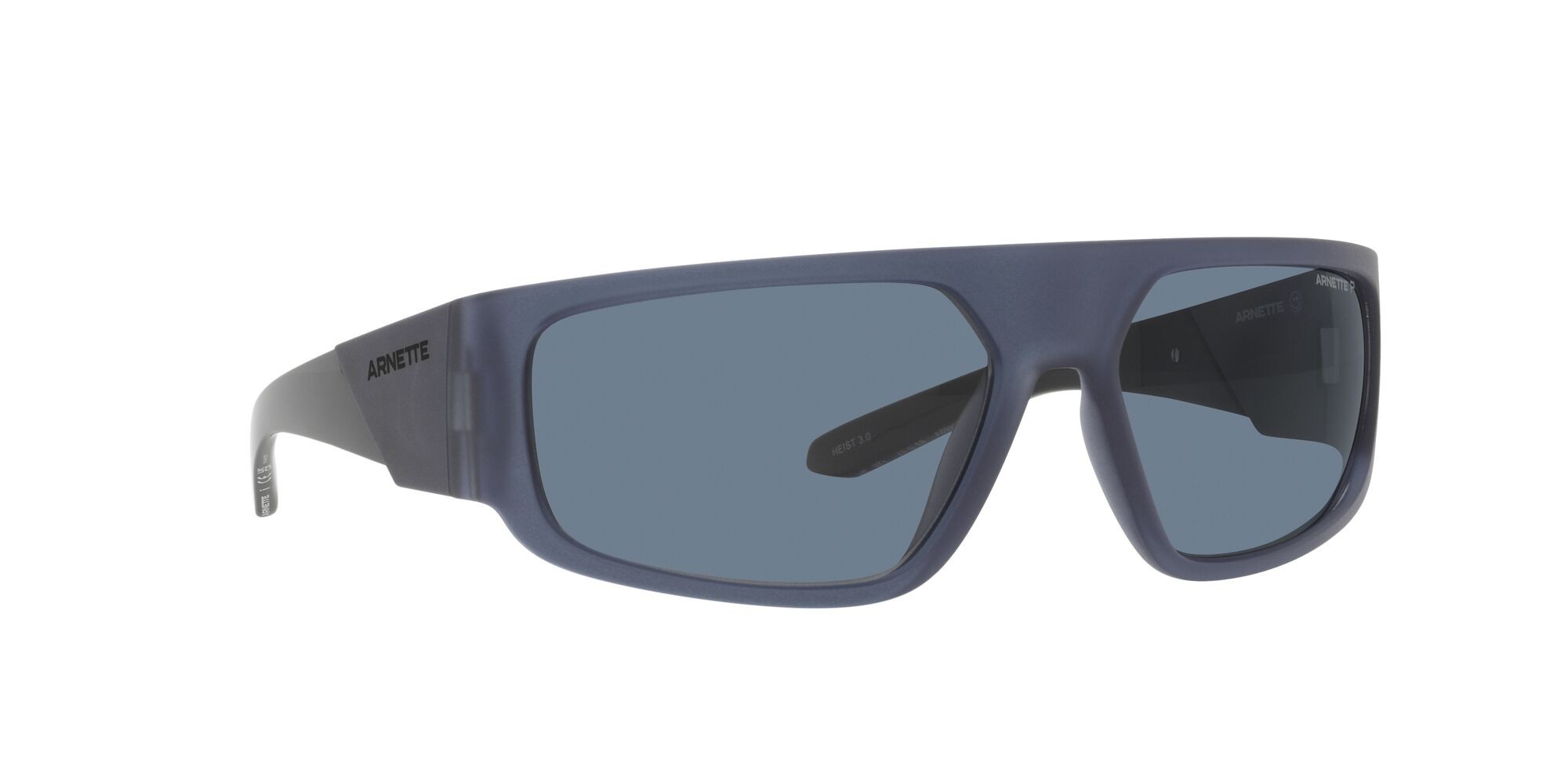 Sonnenbrillen Arnette Heist 3.0 AN 4304 (28462V) farbe blu opaco trasparente form rechteckig gläser polarizzata blu scuro
