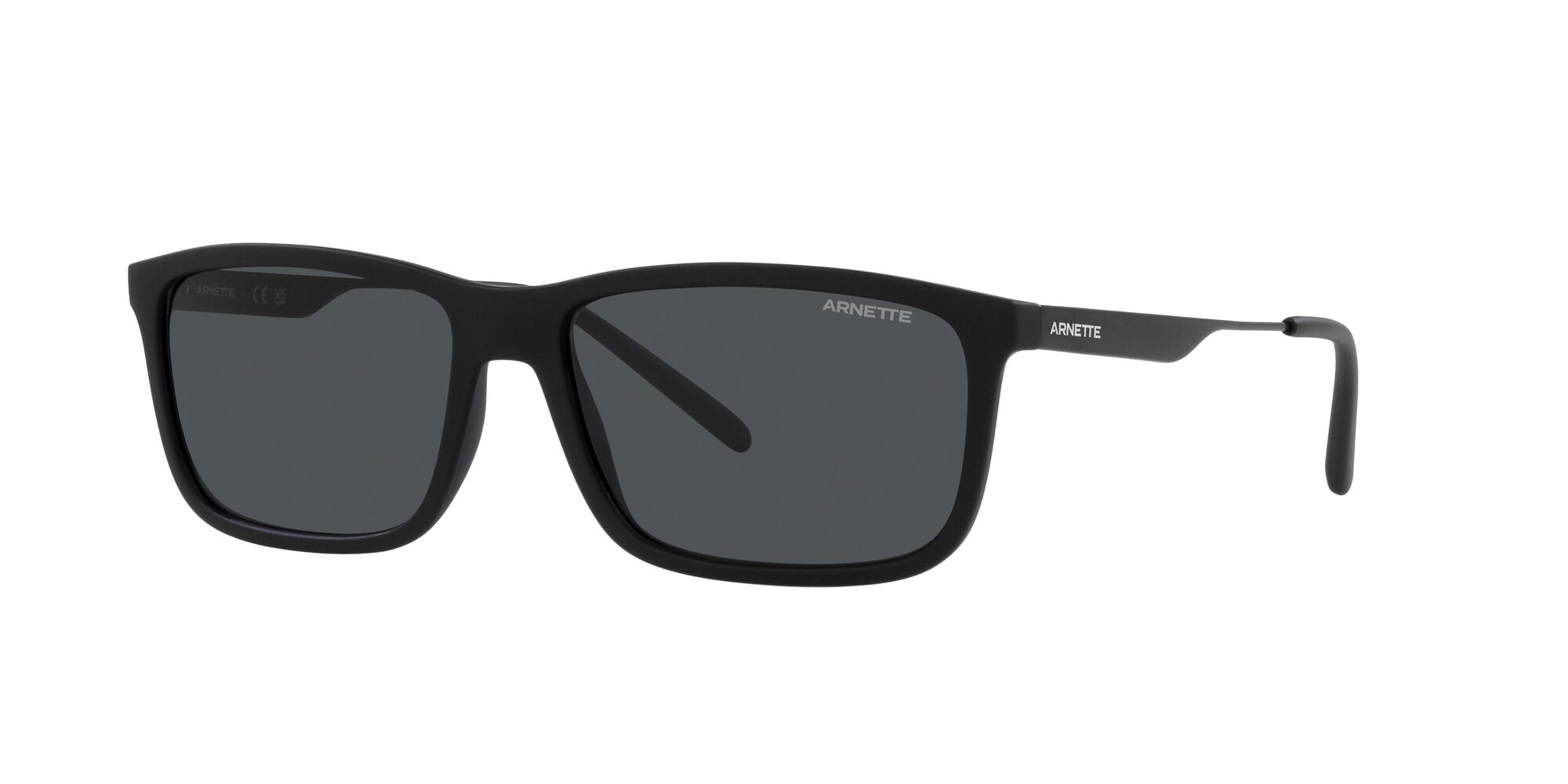 Sonnenbrillen Arnette Nosy AN 4305 (275887) farbe nero opaco form rechteckig gläser grigio scuro