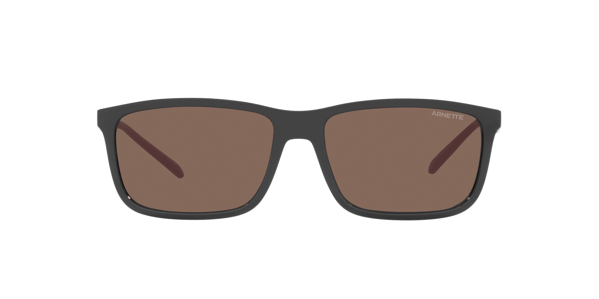 Sonnenbrillen Arnette Nosy AN 4305 (284373) farbe grigio scuro form rechteckig gläser marrone scuro