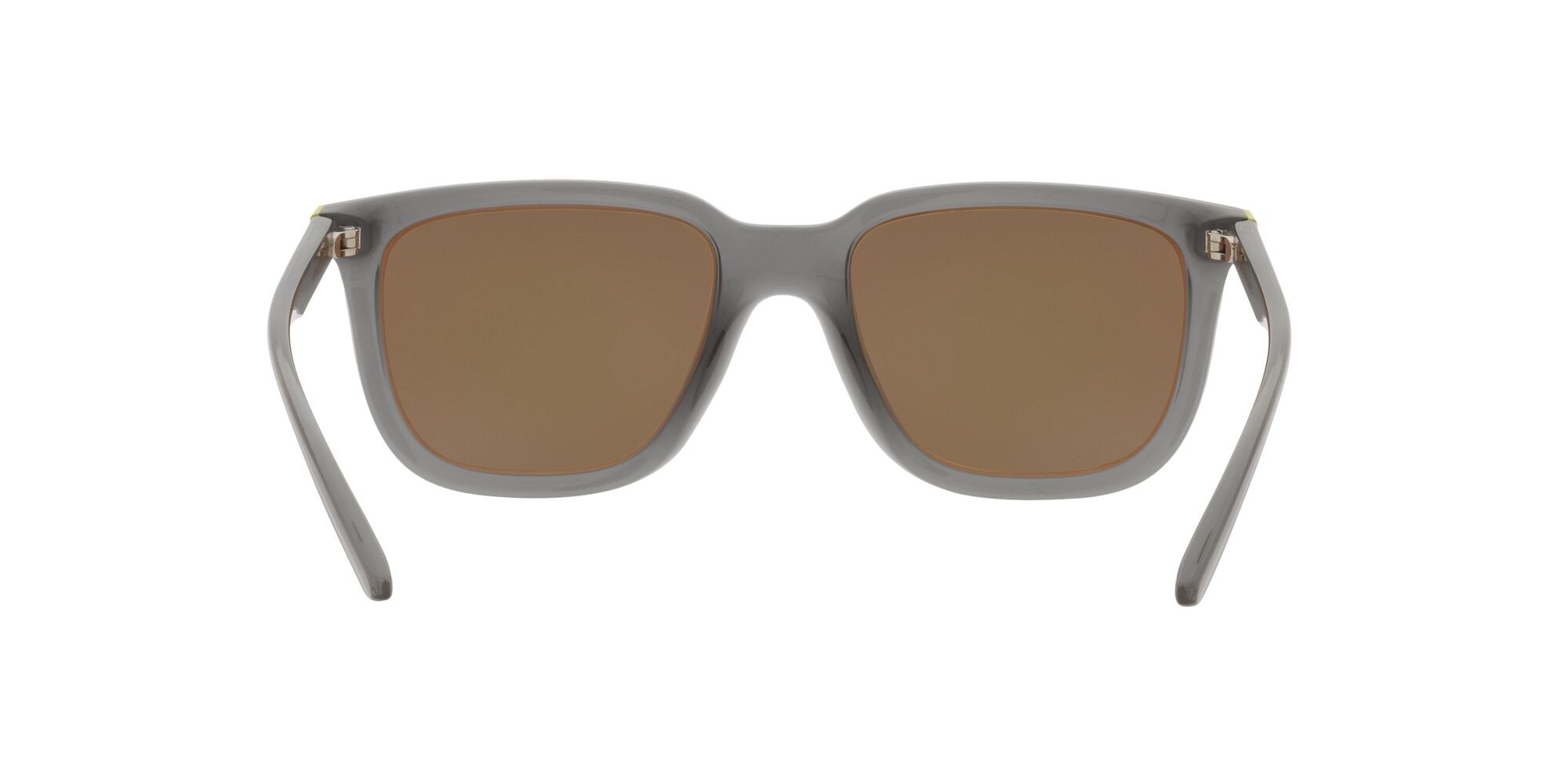 Sonnenbrillen Arnette Plaka AN 4306 (28275A) farbe grigio trasparente form quadratisch gläser giallo specchiato oro