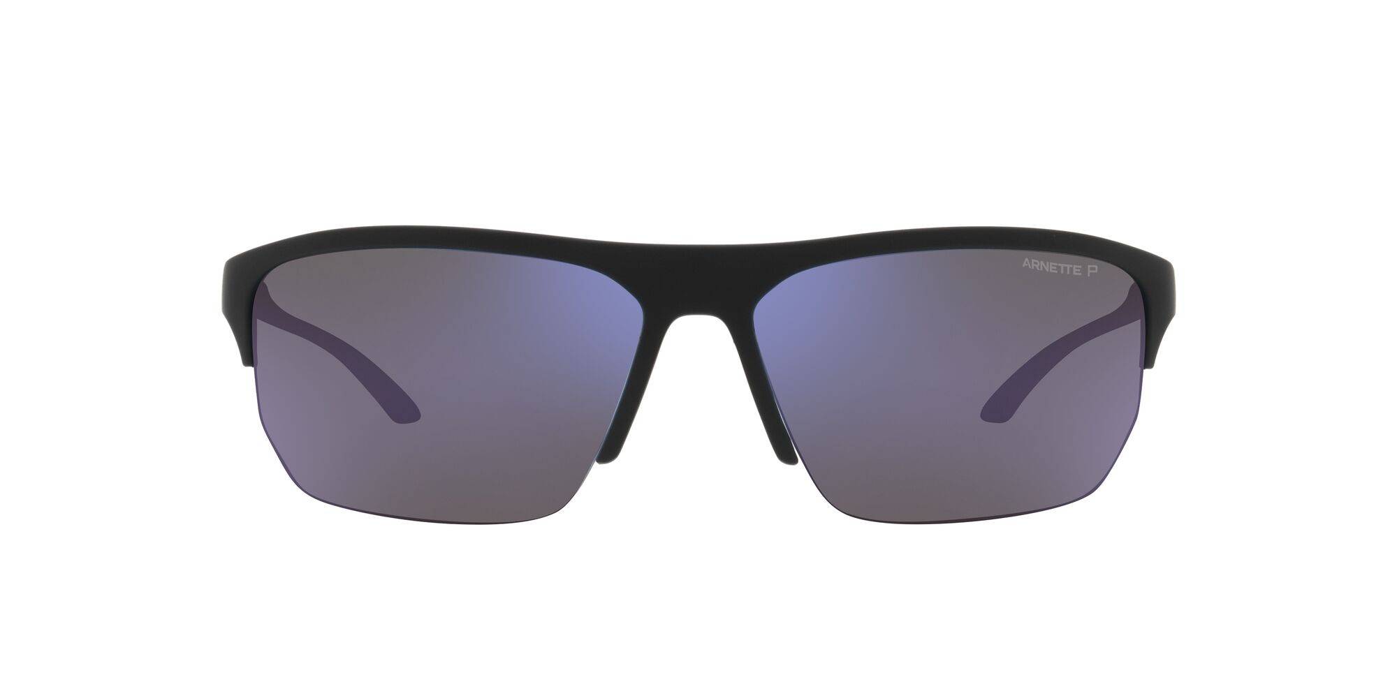 Sonnenbrillen Arnette Dean Ii AN 4308 (275822) farbe nero opaco form quadratisch gläser polarizzata grigio scuro specchiato blu marino