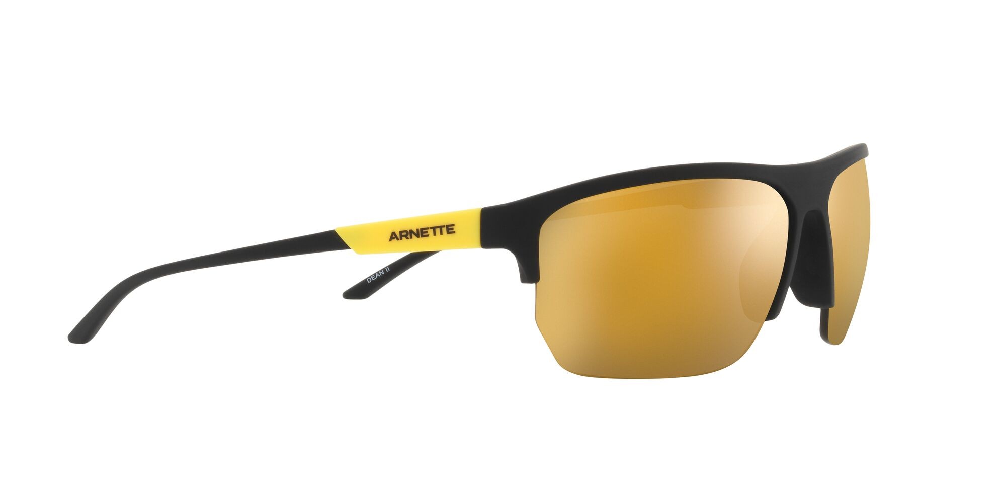 Sonnenbrillen Arnette Dean Ii AN 4308 (27585A) farbe nero opaco form quadratisch gläser brown 24k iridium