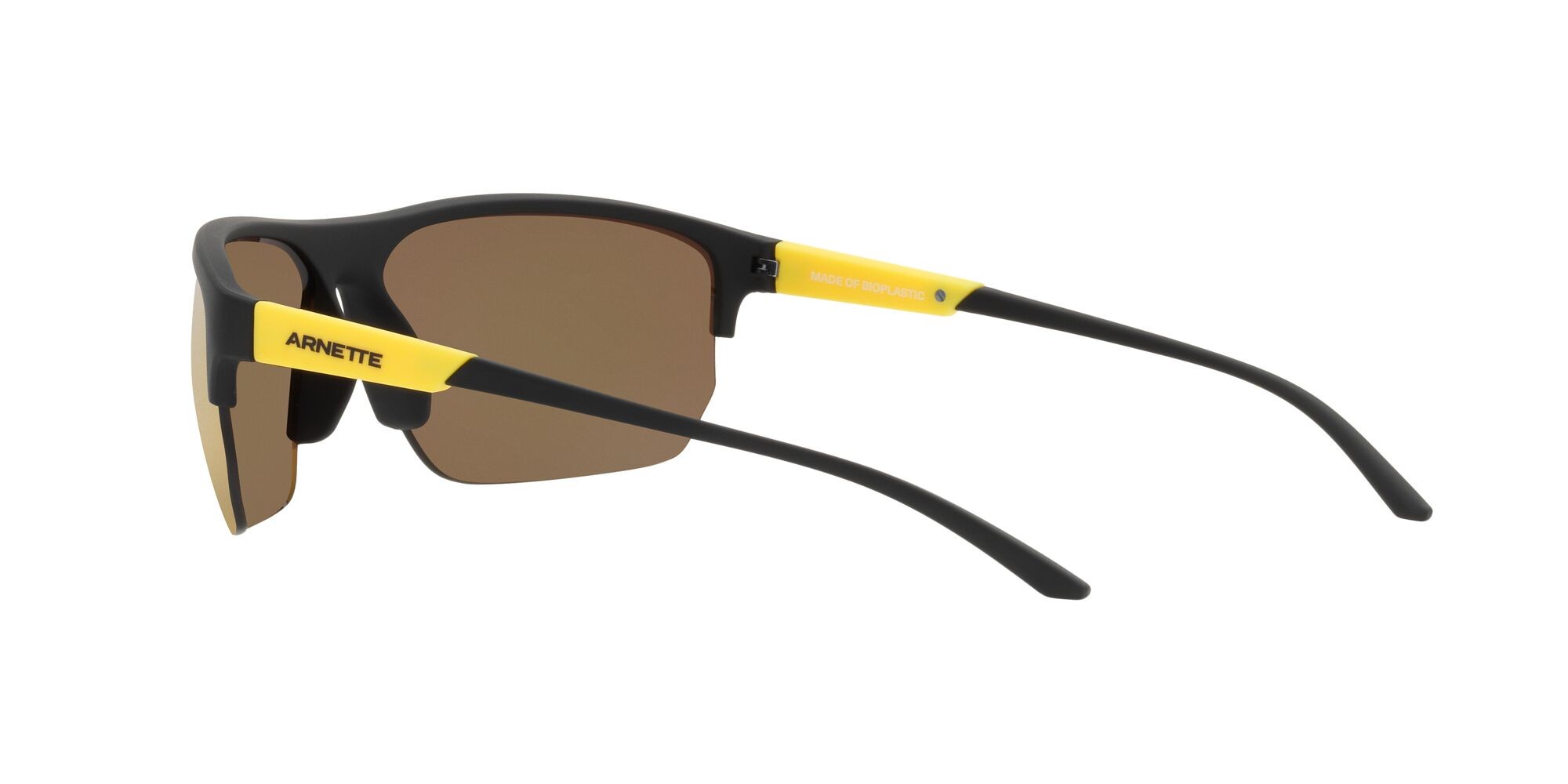 Sonnenbrillen Arnette Dean Ii AN 4308 (27585A) farbe nero opaco form quadratisch gläser brown 24k iridium