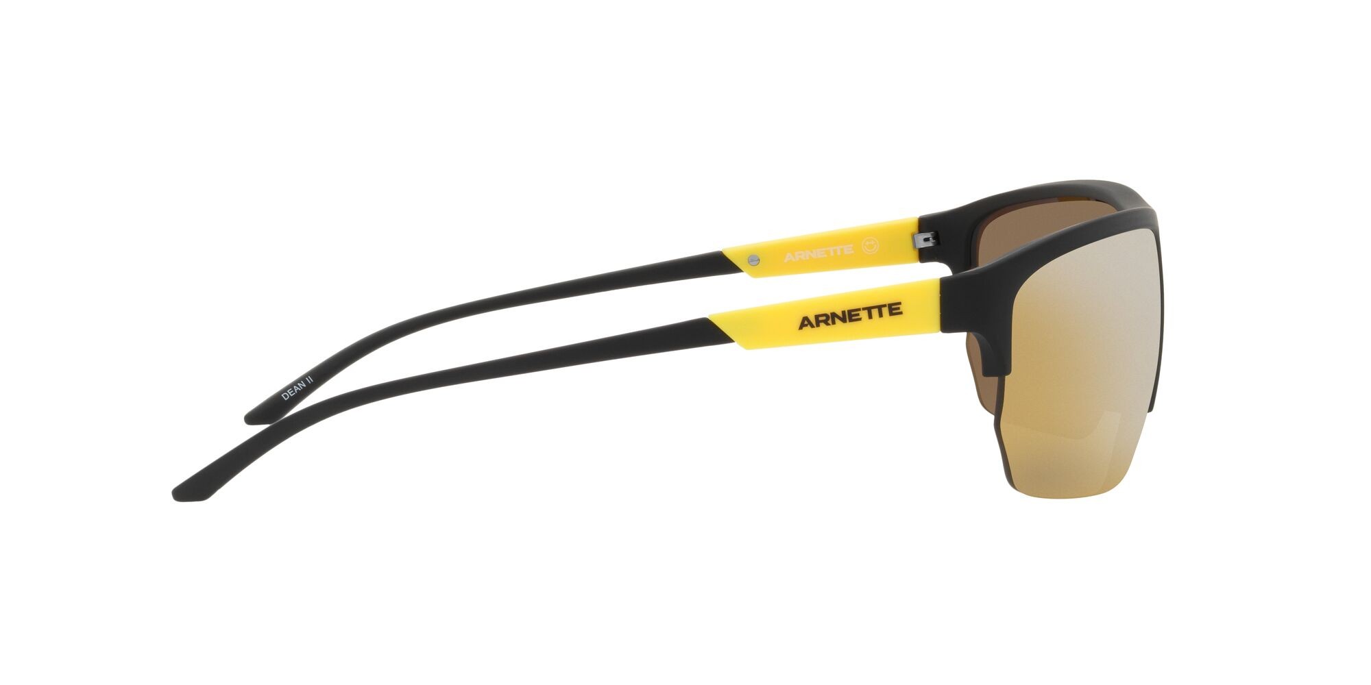 Sonnenbrillen Arnette Dean Ii AN 4308 (27585A) farbe nero opaco form quadratisch gläser brown 24k iridium
