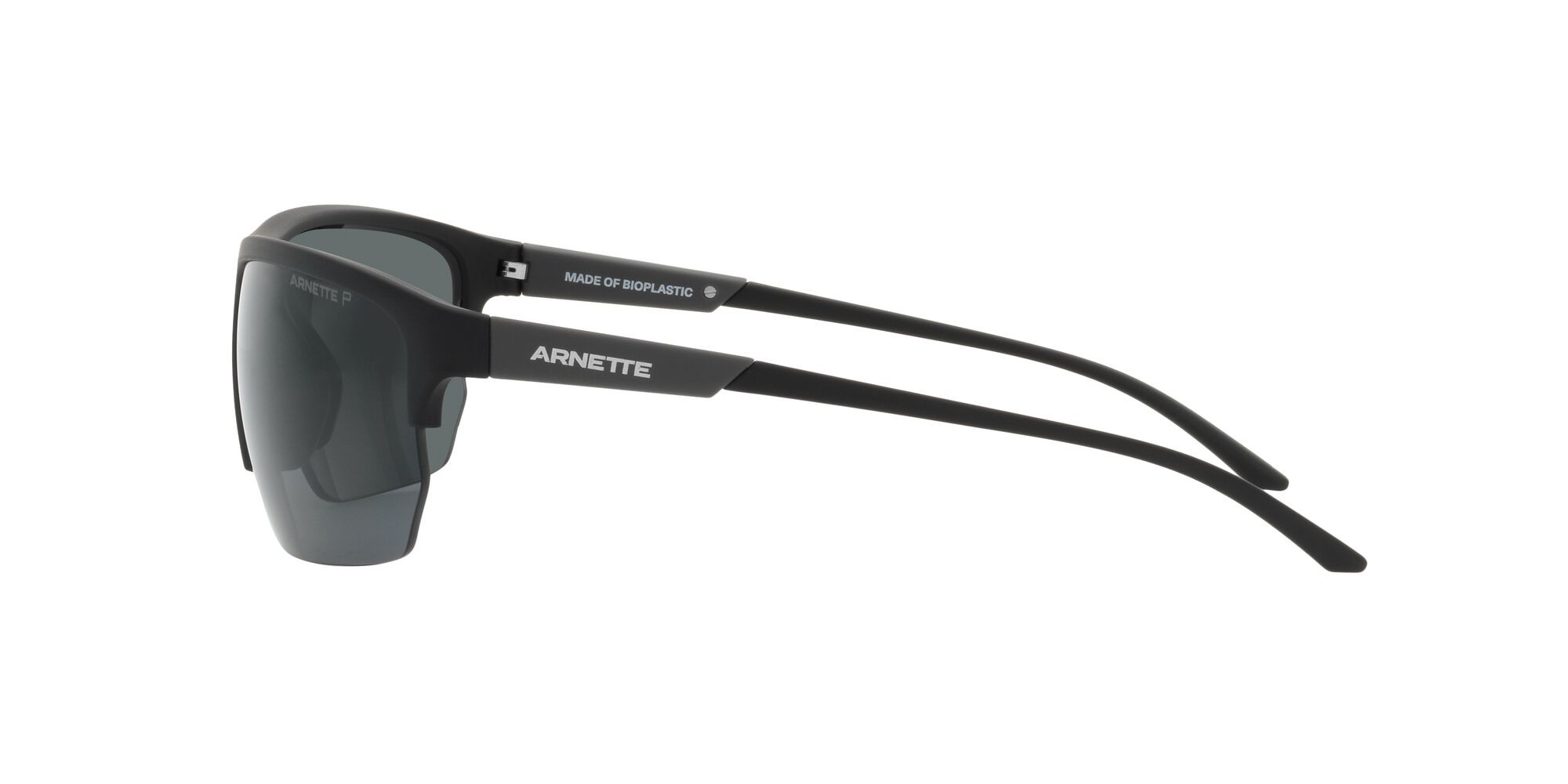 Sonnenbrillen Arnette Dean Ii AN 4308 (275881) farbe nero opaco form quadratisch gläser polarized grigio scuro