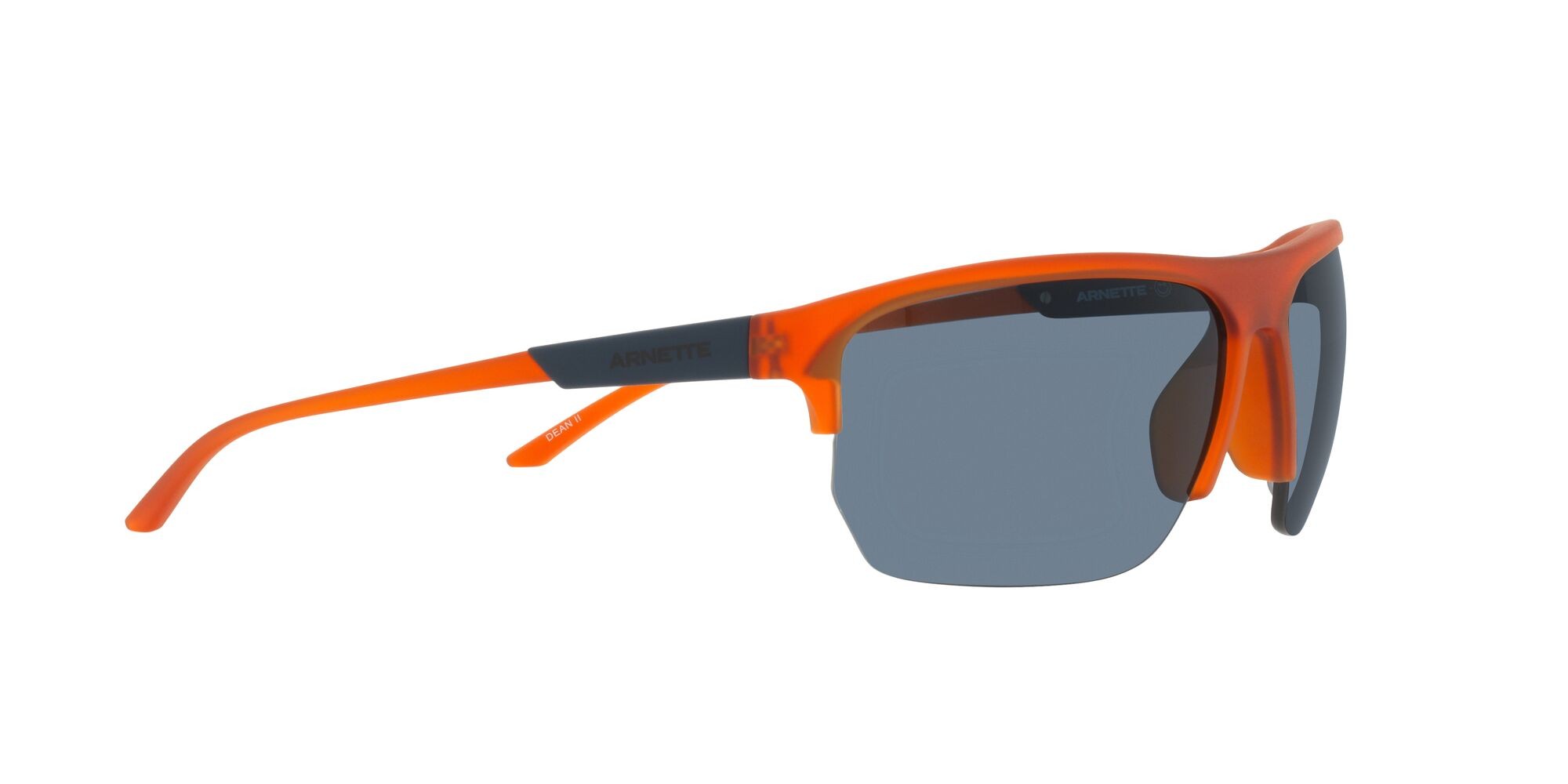 Sonnenbrillen Arnette Dean Ii AN 4308 (27632V) farbe arancione form quadratisch gläser polarizzata blu scuro