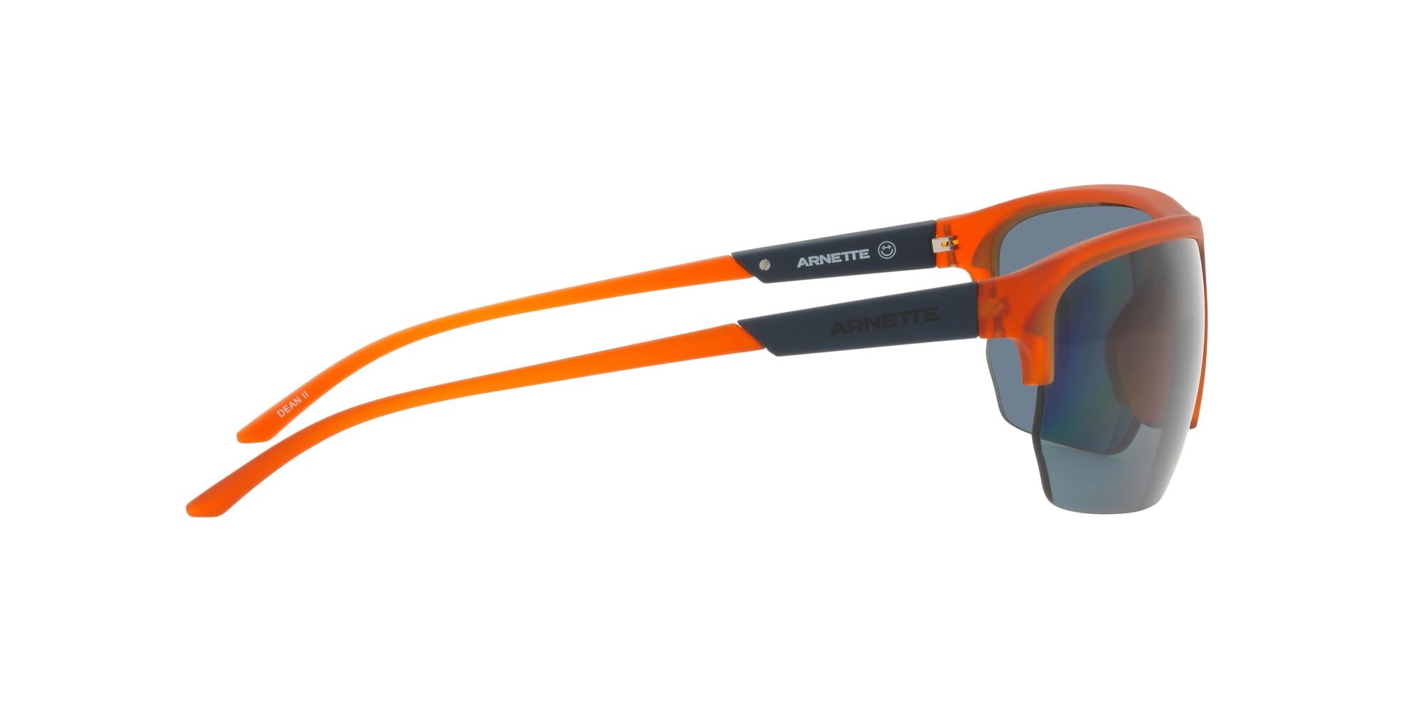 Sonnenbrillen Arnette Dean Ii AN 4308 (27632V) farbe arancione form quadratisch gläser polarizzata blu scuro