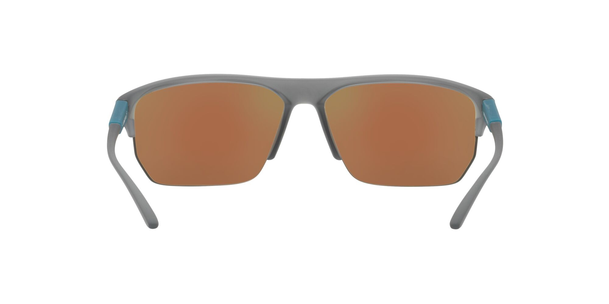 Sonnenbrillen Arnette Dean Ii AN 4308 (2848Y7) farbe grigio opaco trasparente form quadratisch gläser grigio chiaro specchiato blu
