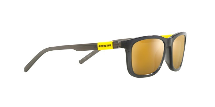 Sonnenbrillen Arnette Teen Speerit AN 4315 (27865A) farbe grigio trasparente form quadratisch gläser oro
