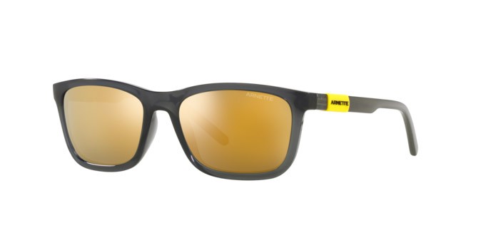 Sonnenbrillen Arnette Teen Speerit AN 4315 (27865A) farbe grigio trasparente form quadratisch gläser oro
