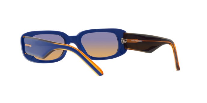 Sunglasses Arnette Litty AN 4317 (12392H) color blu shape rectangle lenses blu con arancio