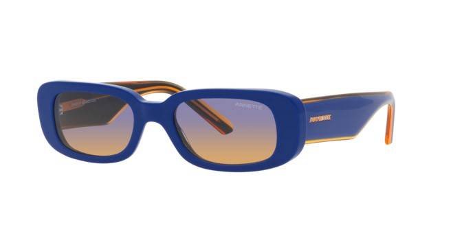 Sunglasses Arnette Litty AN 4317 (12392H) color blu shape rectangle lenses blu con arancio