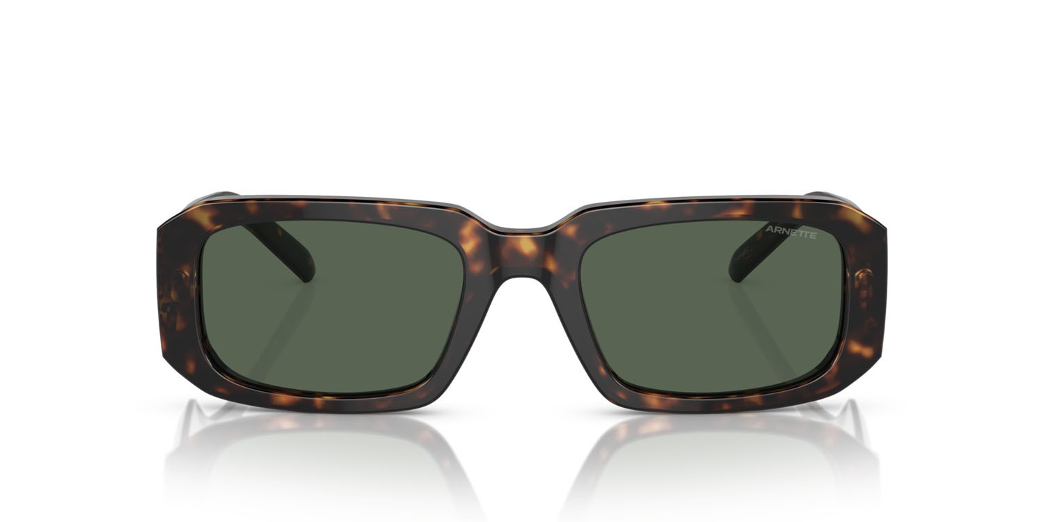 Sonnenbrillen Arnette Thekidd AN 4318 (122271) farbe havana scuro form quadratisch gläser verde scuro