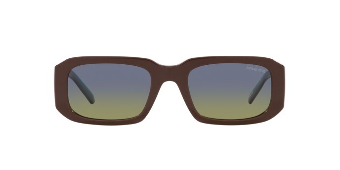 Sonnenbrillen Arnette Thekidd AN 4318 (12382W) farbe marrone form quadratisch gläser marrone con blu