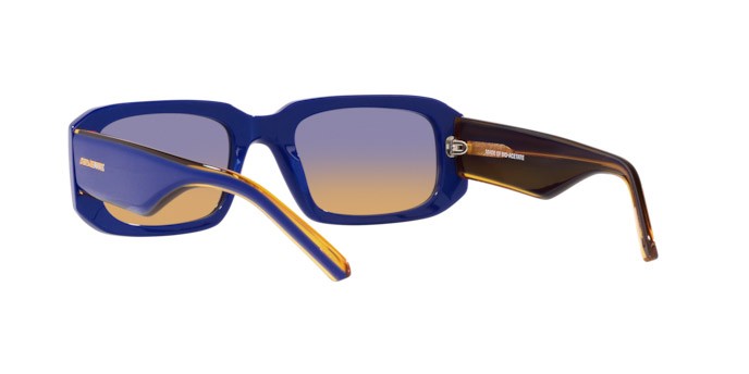 Sunglasses Arnette Thekidd AN 4318 (12392H) color blu shape square lenses blu con arancio