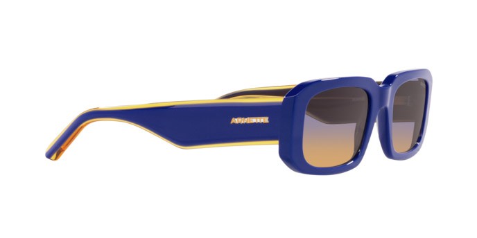 Sunglasses Arnette Thekidd AN 4318 (12392H) color blu shape square lenses blu con arancio