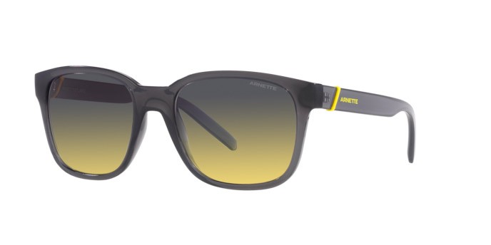 Sonnenbrillen Arnette Surry H AN 4320 (27862Q) farbe grigio trasparente form quadratisch gläser giallo / grigio scuro