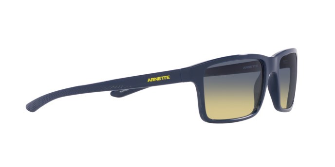 Sonnenbrillen Arnette Mwamba AN 4322 (27622A) farbe blu form rechteckig gläser verde chiaro / blu scuro