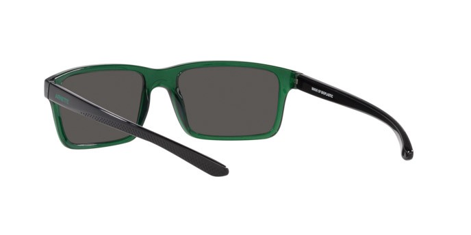 Sonnenbrillen Arnette Mwamba AN 4322 (283387) farbe verde form rechteckig gläser grigio scuro
