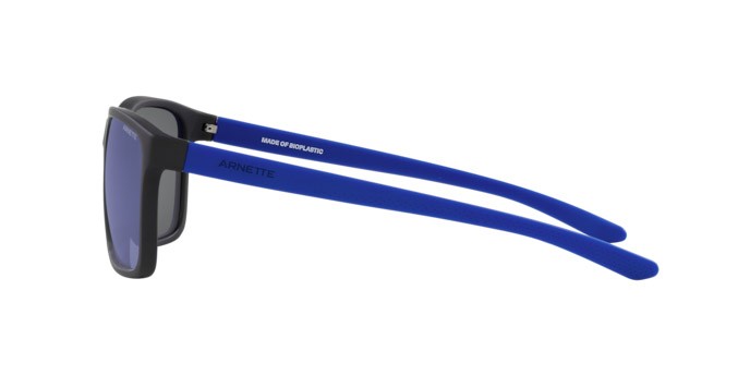 Sonnenbrillen Arnette Sokatra AN 4323 (287655) farbe nero opaco form quadratisch gläser blu