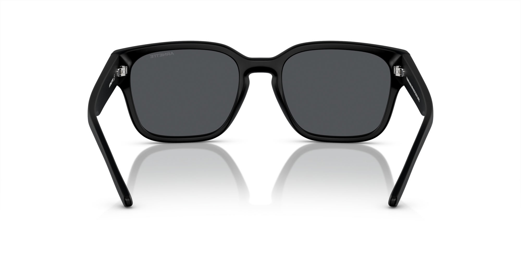 Occhiali da sole Arnette Hamie AN 4325 (290087) colore nero riciclato opaco forma quadrato lenti grigio scuro
