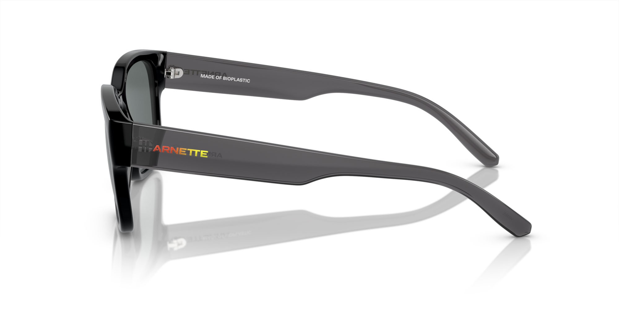 Sunglasses Arnette Hamie AN 4325 (291081) color nero shape square lenses polarizzata grigio scuro