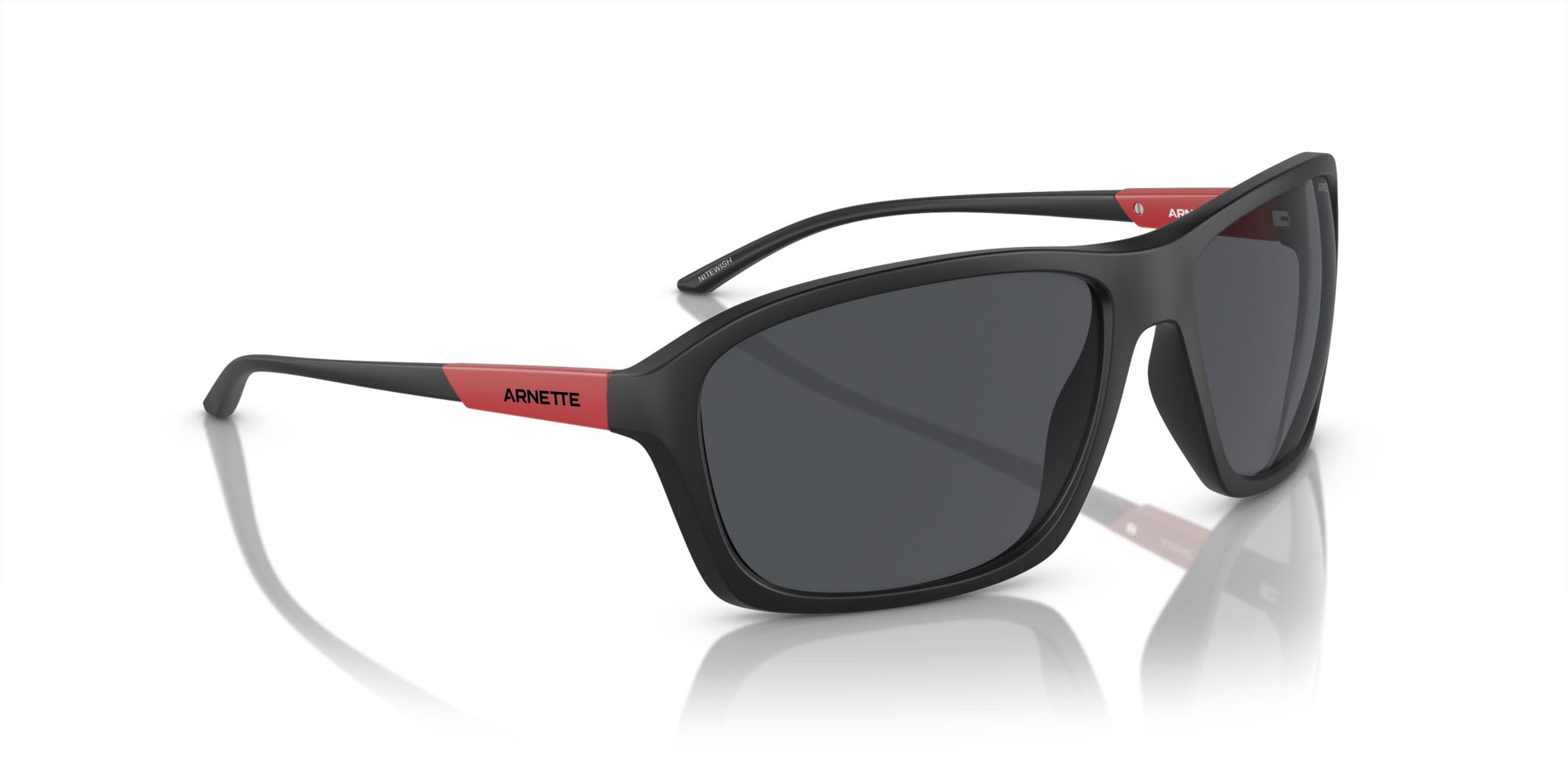 Sonnenbrillen Arnette Nitewish AN 4329 (275887) farbe nero opaco form quadratisch gläser grigio scuro