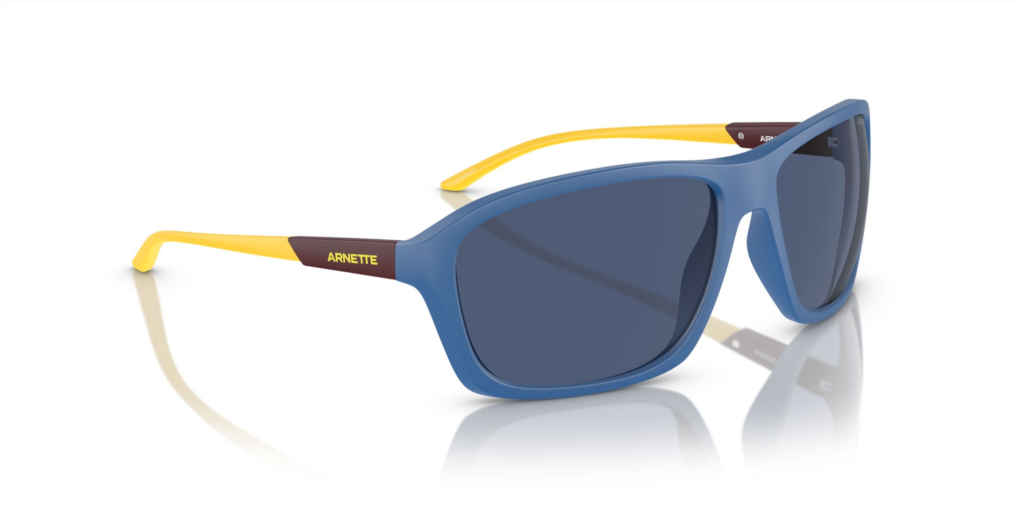 Sunglasses Arnette Nitewish AN 4329 (290280) color blu petrolio opaco shape square lenses blu scuro