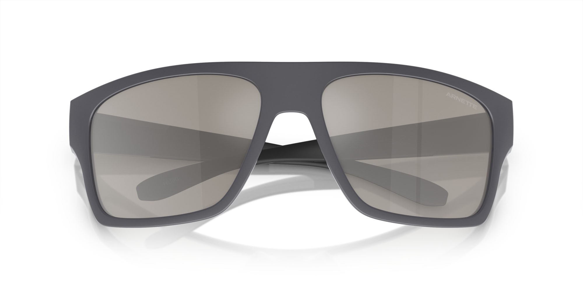 Sonnenbrillen Arnette Hijiki AN 4330 (28536G) farbe grigio form quadratisch gläser grigio chiaro specchiato argento