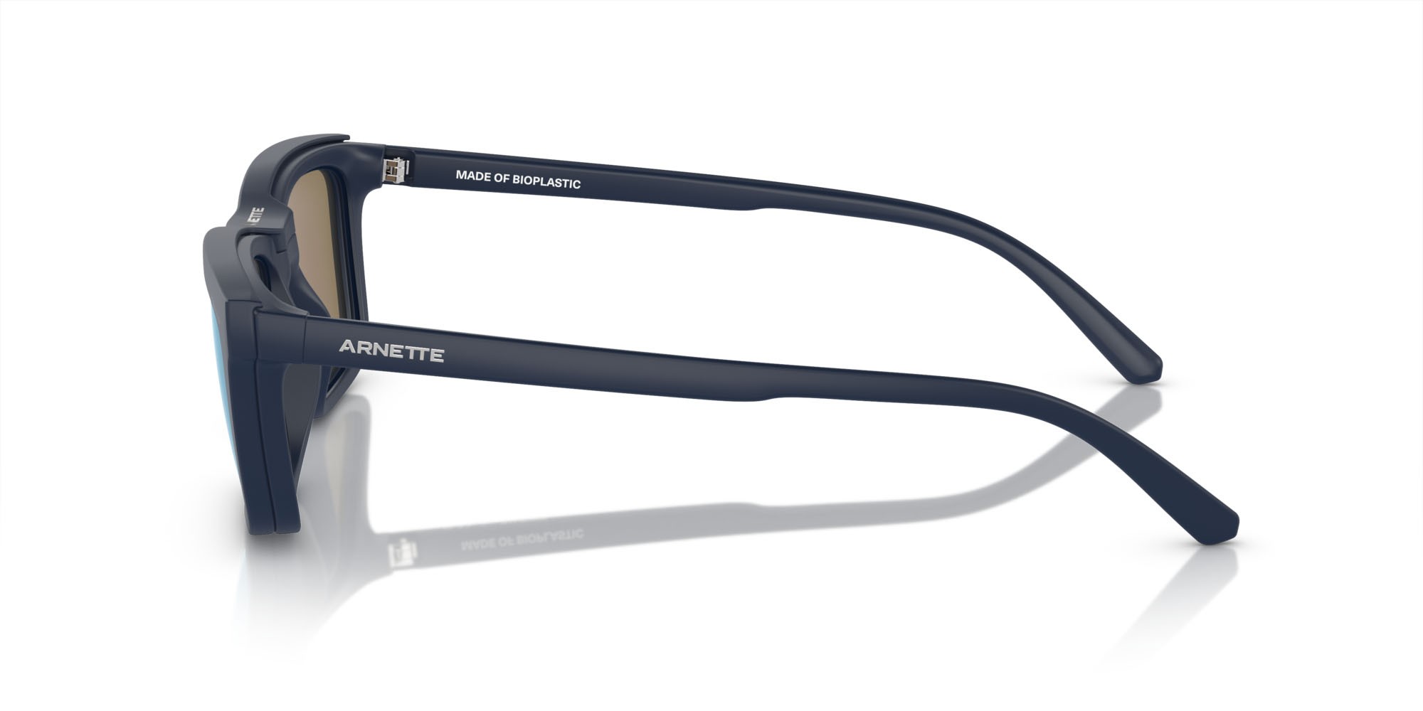 Sunglasses Arnette Hypno 2.0 AN 4333 (27591W) color blu scuro opaco shape rectangle lenses trasparente