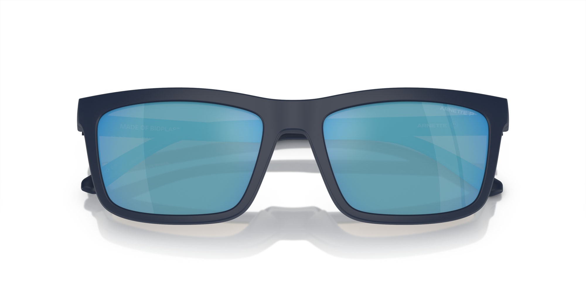 Sunglasses Arnette Hypno 2.0 AN 4333 (27591W) color blu scuro opaco shape rectangle lenses trasparente