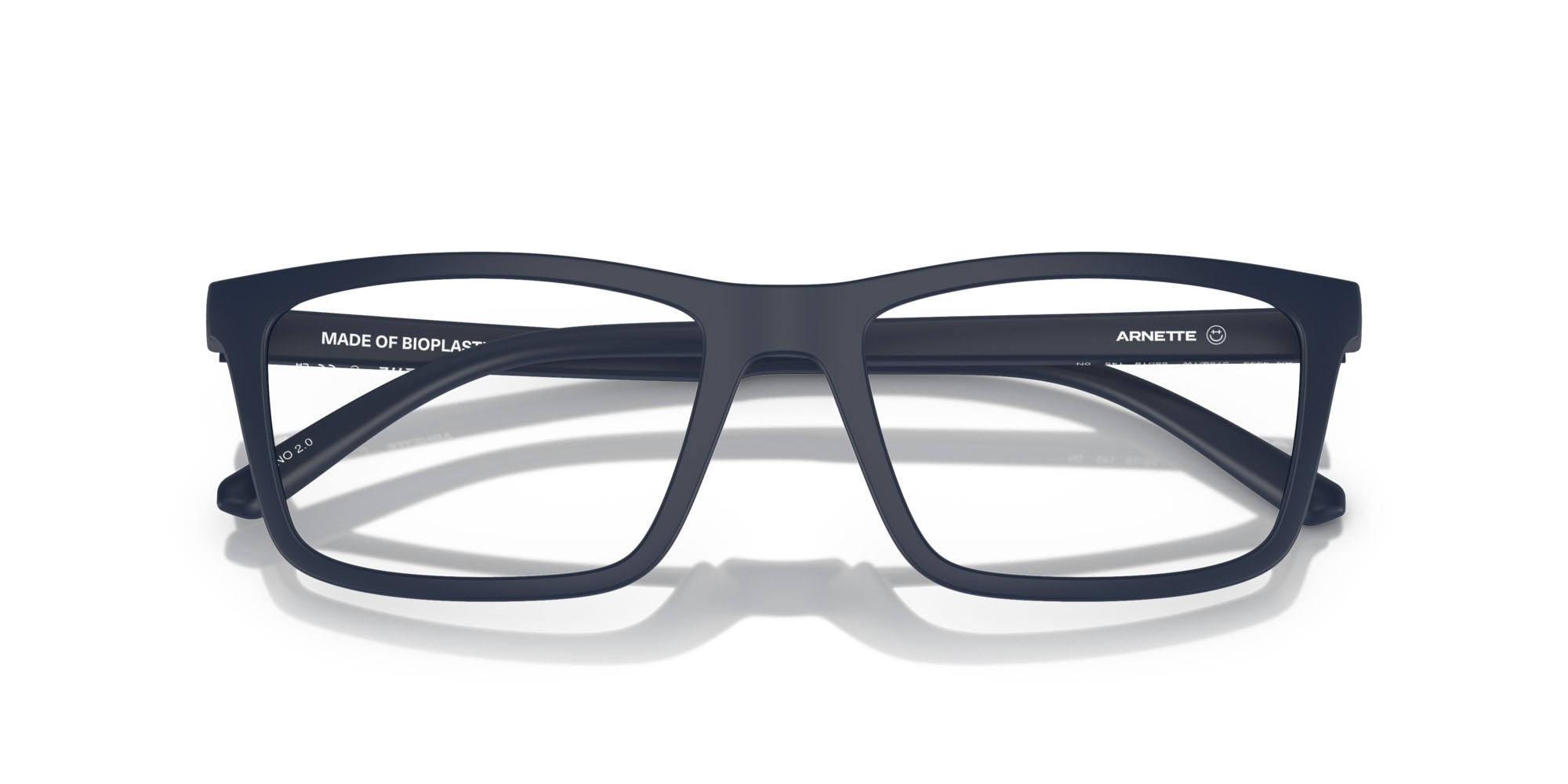 Sunglasses Arnette Hypno 2.0 AN 4333 (27591W) color blu scuro opaco shape rectangle lenses trasparente