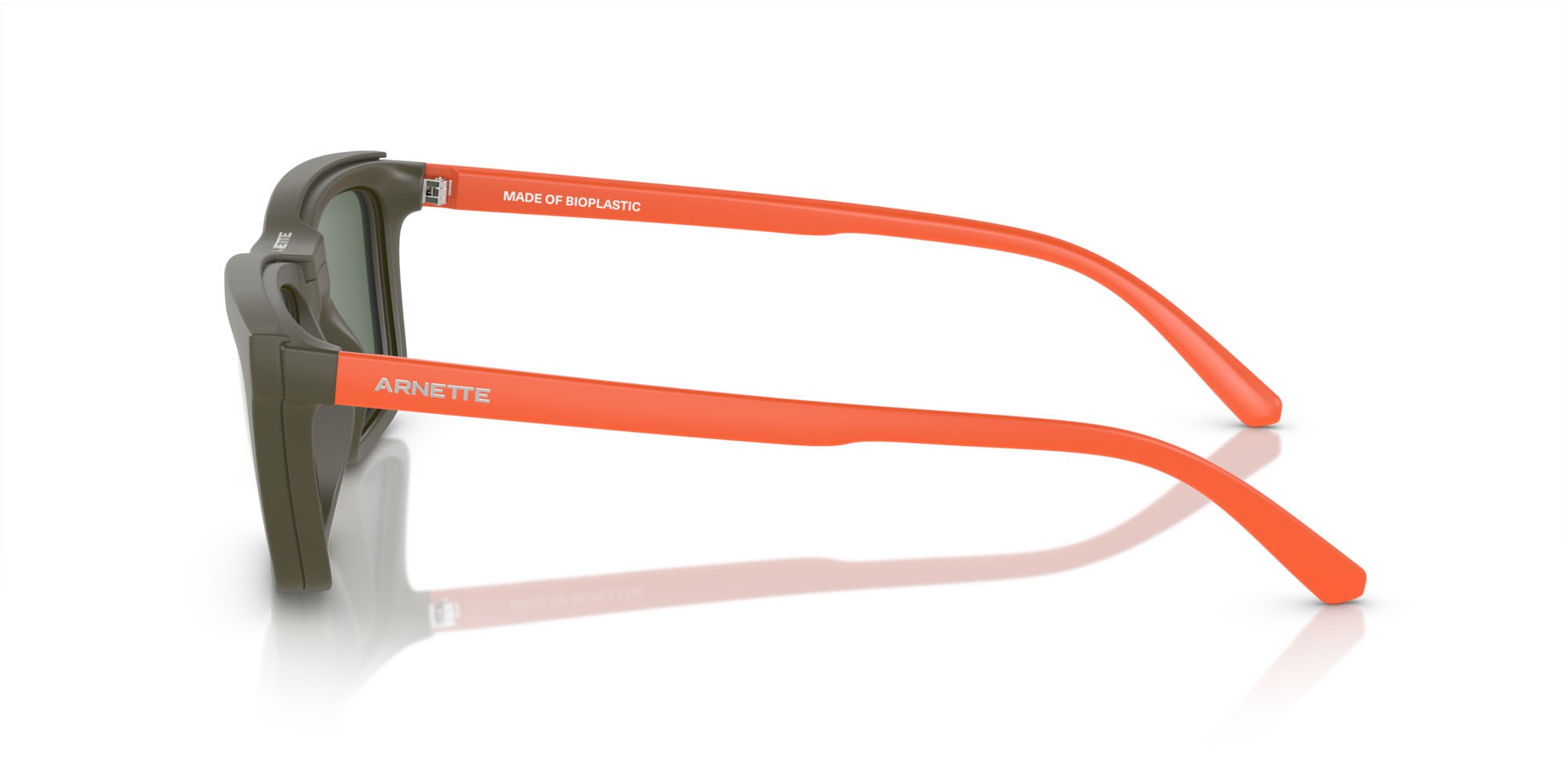Sonnenbrillen Arnette Hypno 2.0 AN 4333 (28541W) farbe verde militare opaco form rechteckig gläser trasparente