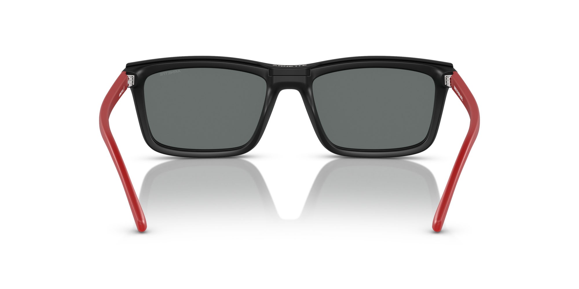 Sunglasses Arnette Hypno 2.0 AN 4333 (29311W) color nero opaco shape rectangle lenses trasparente
