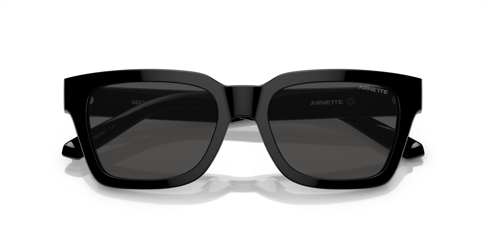 Occhiali da sole Arnette Cold Heart 2.0 AN 4334 (121487) colore nero forma quadrato lenti grigio scuro