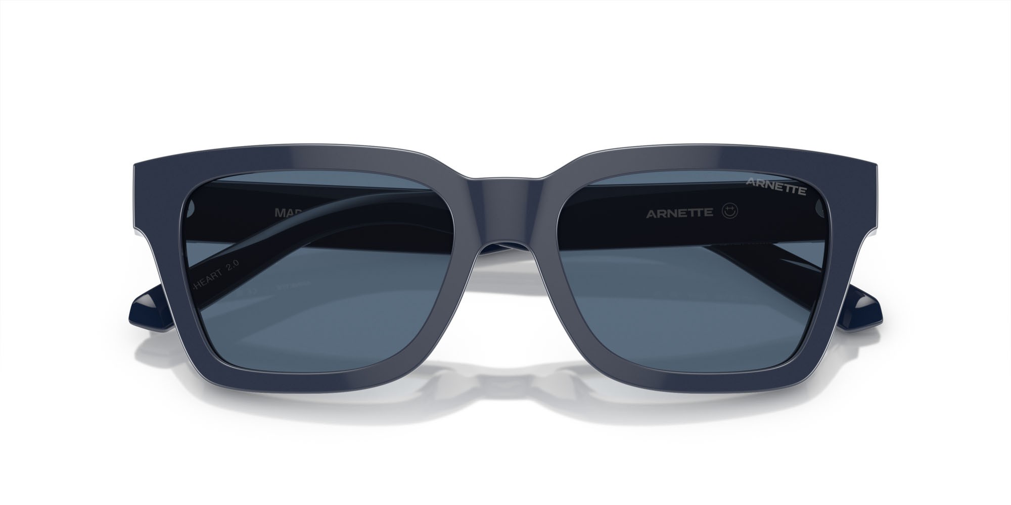 Gafas de sol Arnette Cold Heart 2.0 AN 4334 (122180) color blu scuro forma cuadrado lentes blu scuro