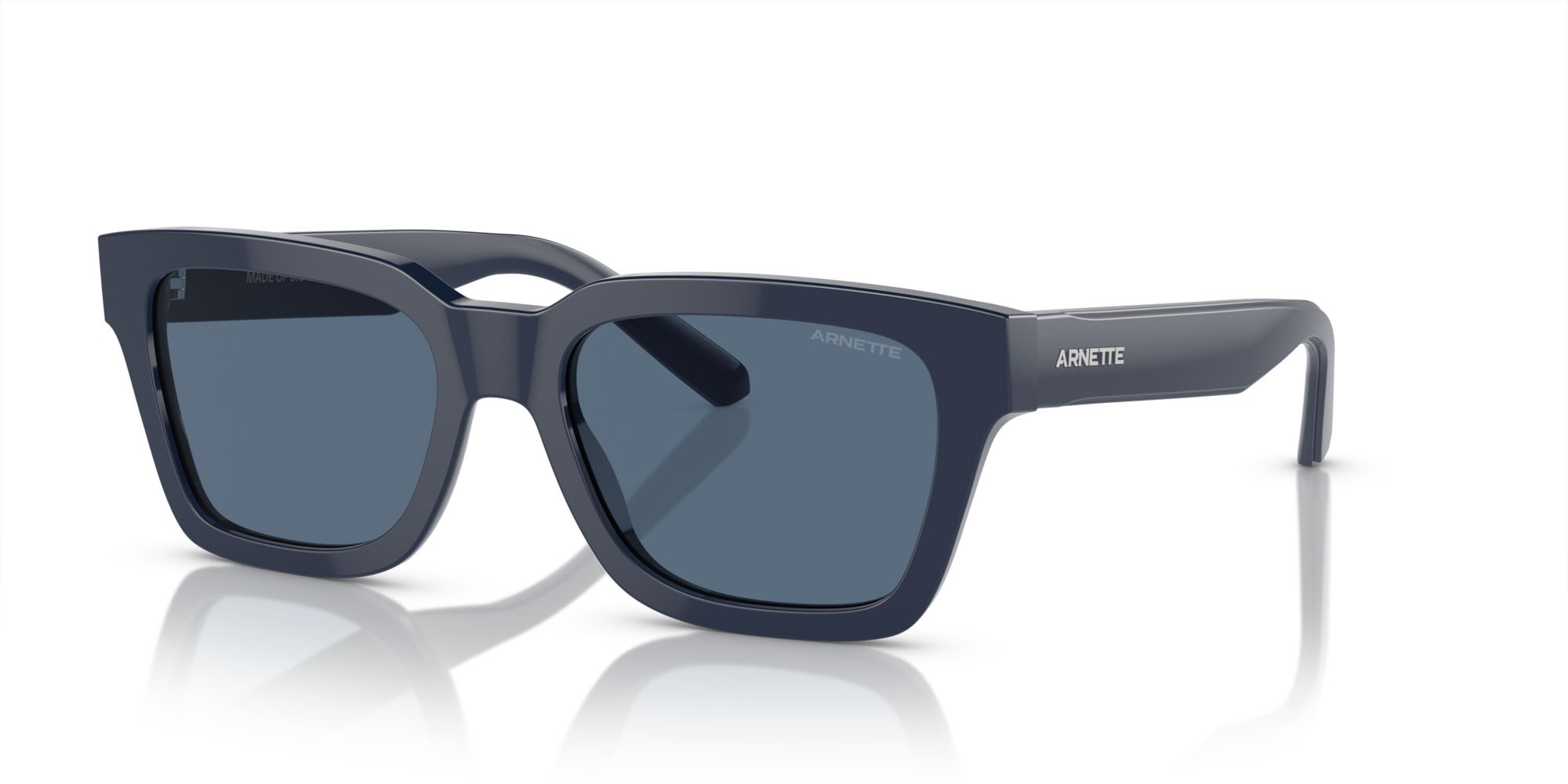 Gafas de sol Arnette Cold Heart 2.0 AN 4334 (122180) color blu scuro forma cuadrado lentes blu scuro