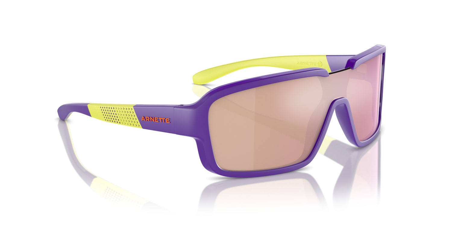 Sonnenbrillen Arnette Fresa AN 4335 (29377J) farbe viola form quadratisch gläser violetto scuro