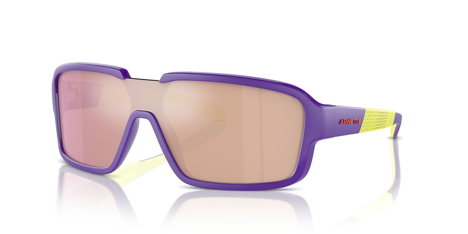 Sonnenbrillen Arnette Fresa AN 4335 (29377J) farbe viola form quadratisch gläser violetto scuro