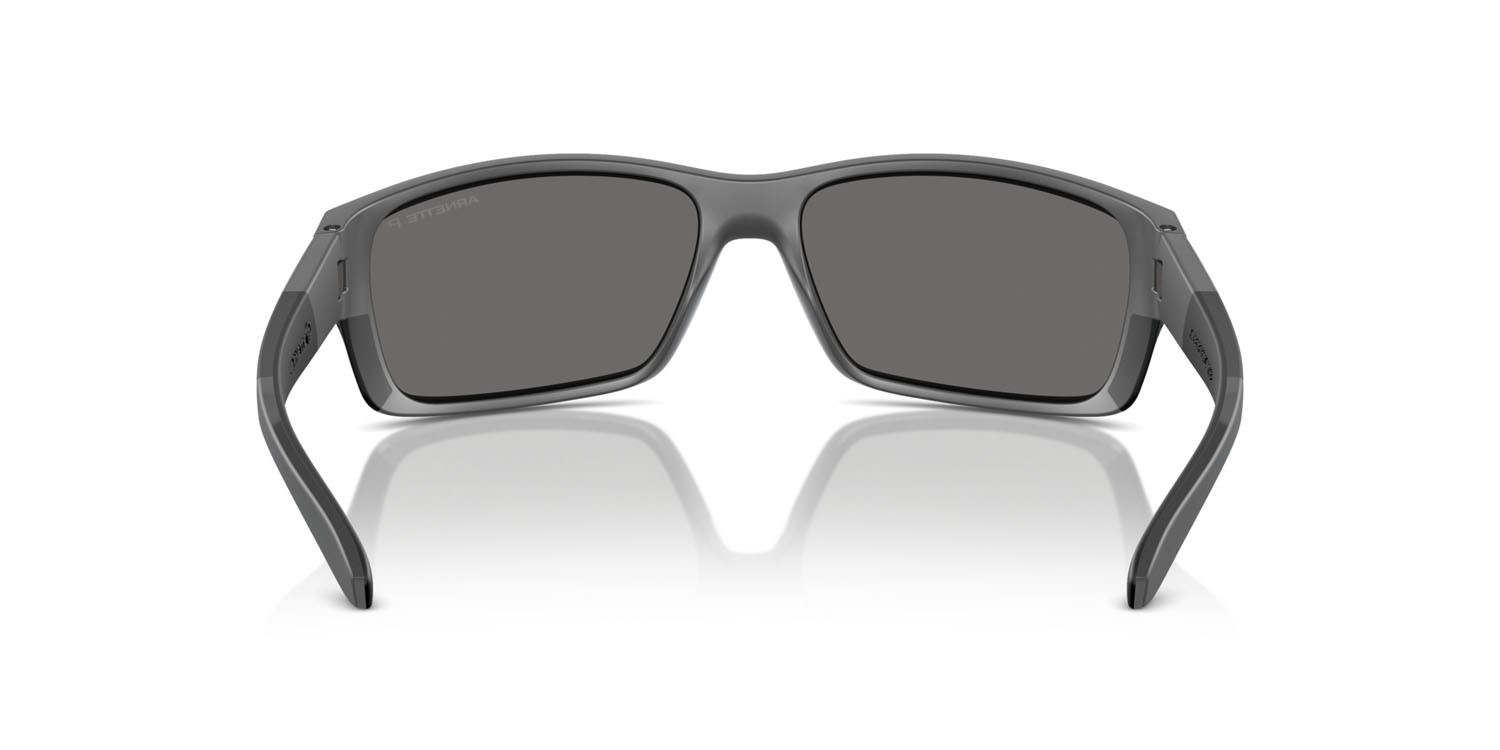 Sunglasses Arnette Frambuesa AN 4336 (2870Z3) color medium grey/black matte/shiny shape rectangle lenses grey mirror silver 80 polar