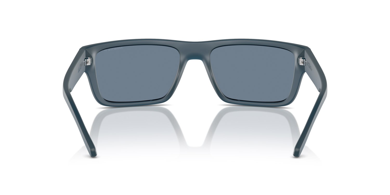Sonnenbrillen Arnette Phoxer AN 4338 (29012V) farbe frosted blue form rechteckig gläser polarizzata blu scuro