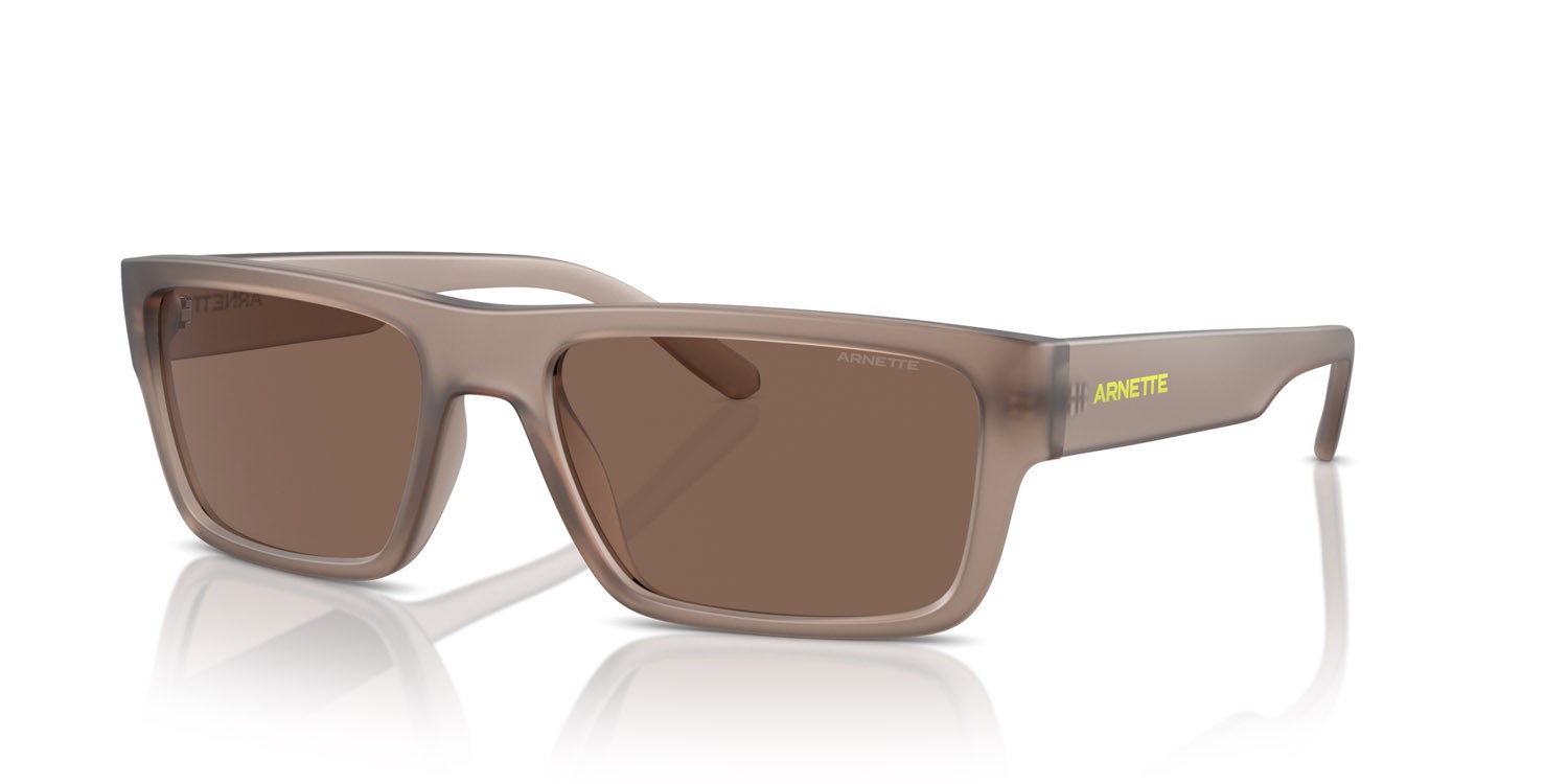 Sonnenbrillen Arnette Phoxer AN 4338 (290673) farbe frosted tabacco form rechteckig gläser marrone scuro