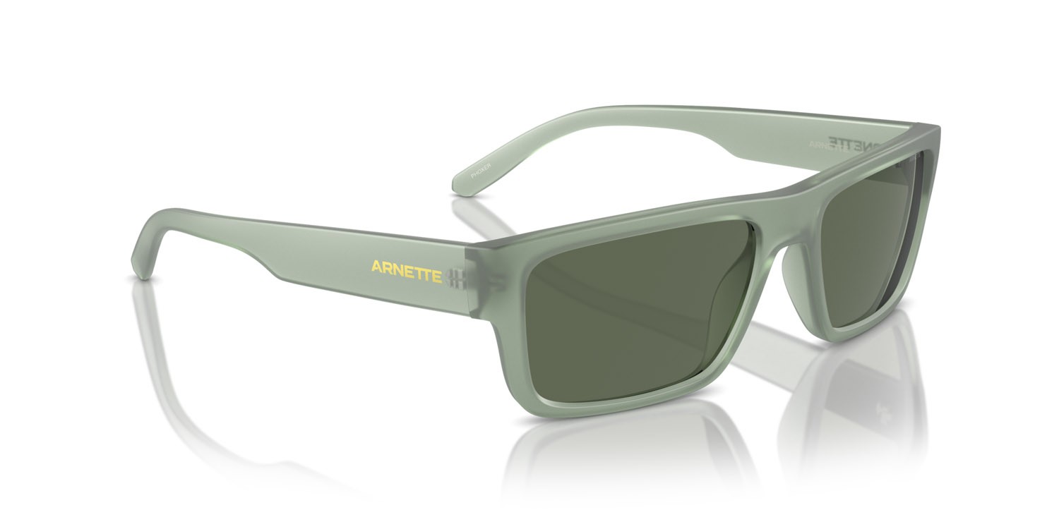 Sonnenbrillen Arnette Phoxer AN 4338 (293971) farbe frosted sage form rechteckig gläser verde scuro