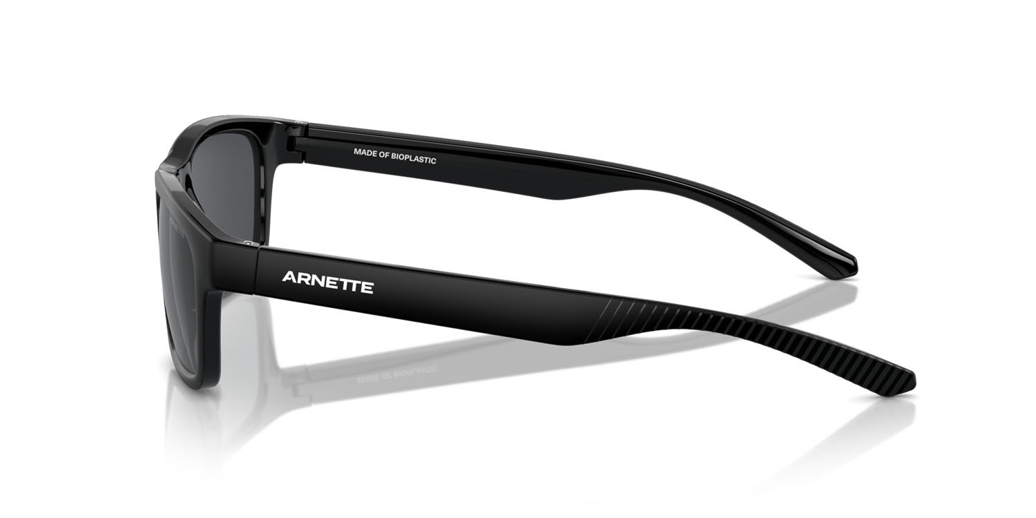Sonnenbrillen Arnette Deya AN 4340 (290087) farbe nero riciclato form quadratisch gläser grigio scuro