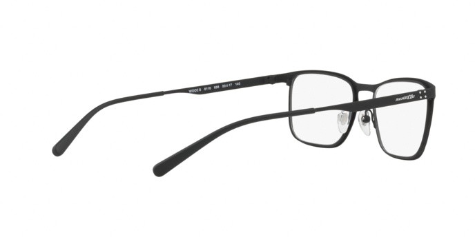 Brillen Arnette Woot! s AN 6116 (696) farbe black rubber form quadratisch gläser demo lens