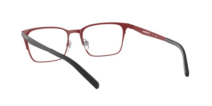 Brillen Arnette Fizz AN 6124 (719) farbe matte black/red form quadratisch gläser demo lens