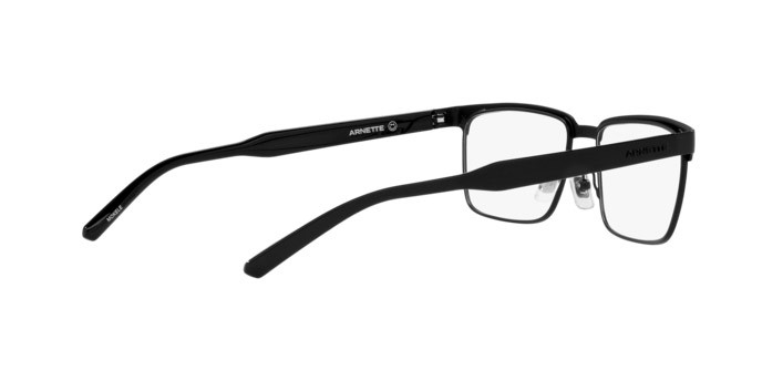 Brillen Arnette Mokele AN 6131 (737) farbe matte black form rechteckig gläser demo lens